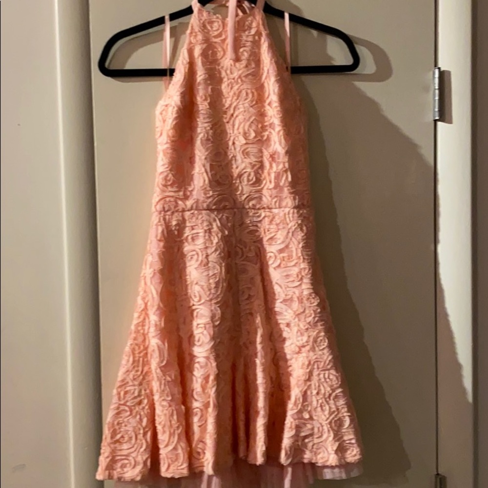 BCBG Pink Cocktail Mini Dress